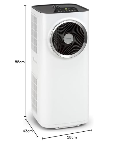 Klarstein Kraftwerk Smart 12K Aire Acondicionado Portátil 12000 BTU con App, Alexa y Temporizador