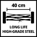 Einhell GC-HM 400 Cortacésped Manual 250m², 5 Cuchillas, 4 Niveles, 27L