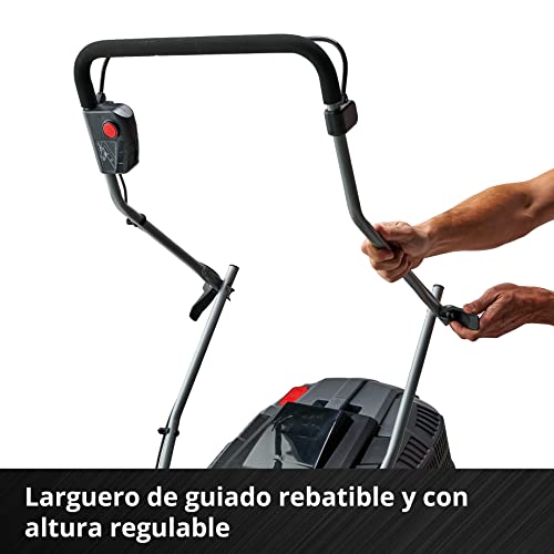 Einhell GE-CM 43 Li M Kit Cortacésped Batería 43cm 600m², Mulching, 63L, 2 Baterías