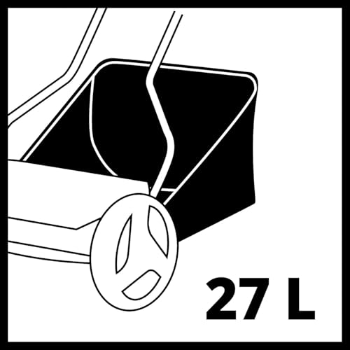 Einhell GC-HM 400 Cortacésped Manual 250m², 5 Cuchillas, 4 Niveles, 27L
