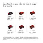 Einhell GE-CM 43 Li M Kit Cortacésped Batería 43cm 600m², Mulching, 63L, 2 Baterías