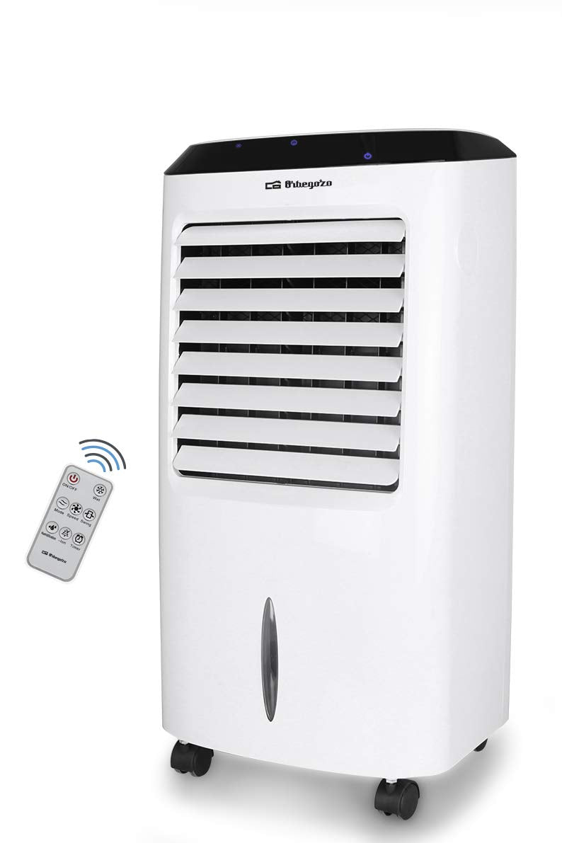 Orbegozo Air 52 Climatizador Evaporativo 3 en 1 - 10L, 65W, Mando, Blanco