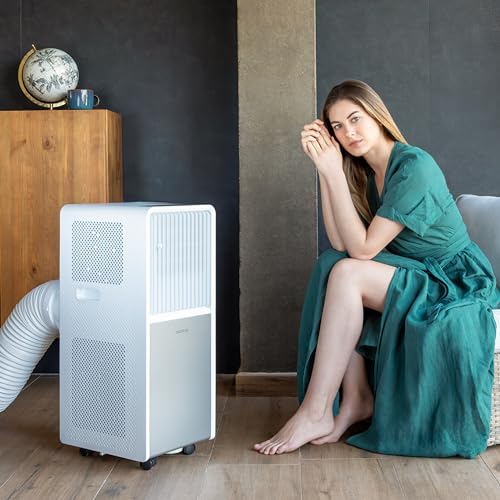 Cecotec ForceClima 9450 Aire Acondicionado Portátil 9000 BTU Bomba de Calor LED Mando 16 m² Blanco