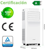 COMFEE Breezy Cool Pro Aire Acondicionado Portátil 7000 BTU con App y Kit de Ventana