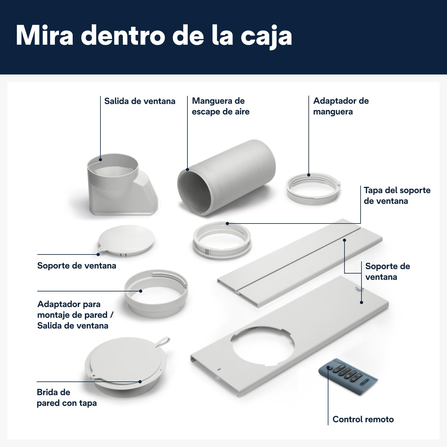 De'Longhi Pinguino PAC EX105+++ Aire Acondicionado Portátil 10.000 BTU/h - EcoRealFeel, A+++, Deshumidificador