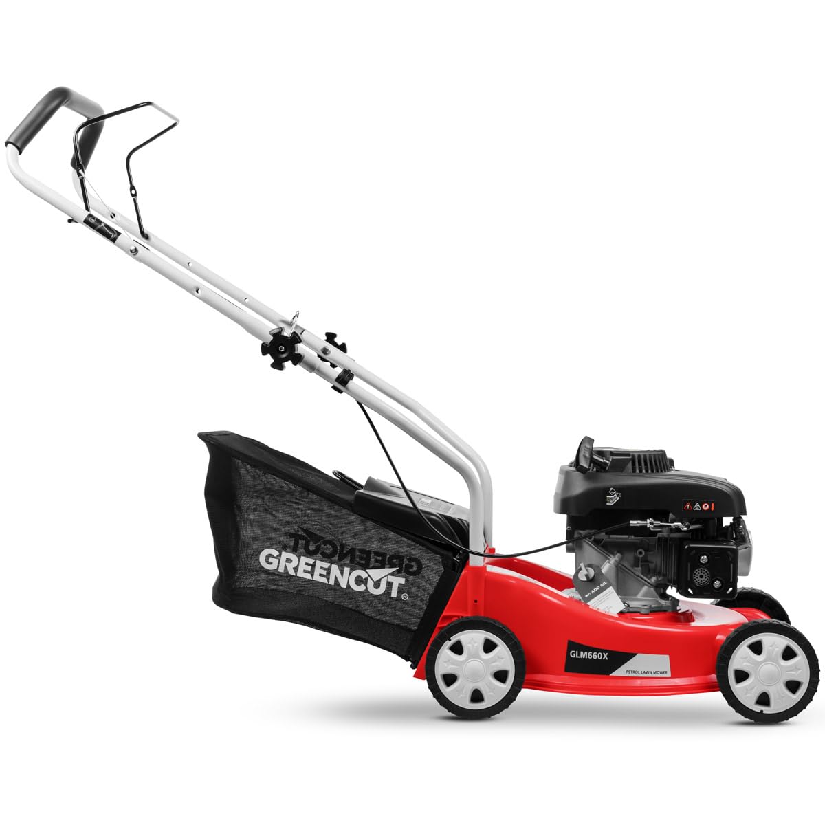 GREENCUT GLM660X Cortacésped Gasolina 39cm 300m², 4T, Recogedor