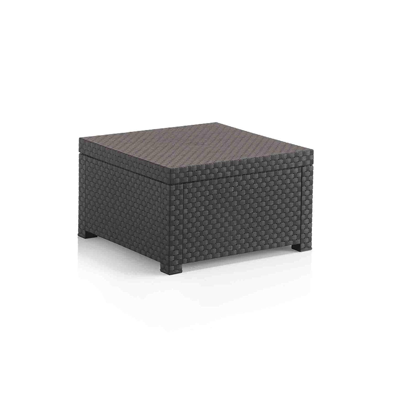 SP Berner Set EVO Confort Grafito: Sofá 2P + 2 Sillones + Mesa, Reciclado