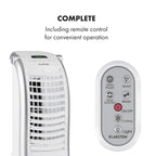 Klarstein Aire Acondicionado Portátil 4 en 1 Silencioso con Humidificador, Purificador y Ventilador