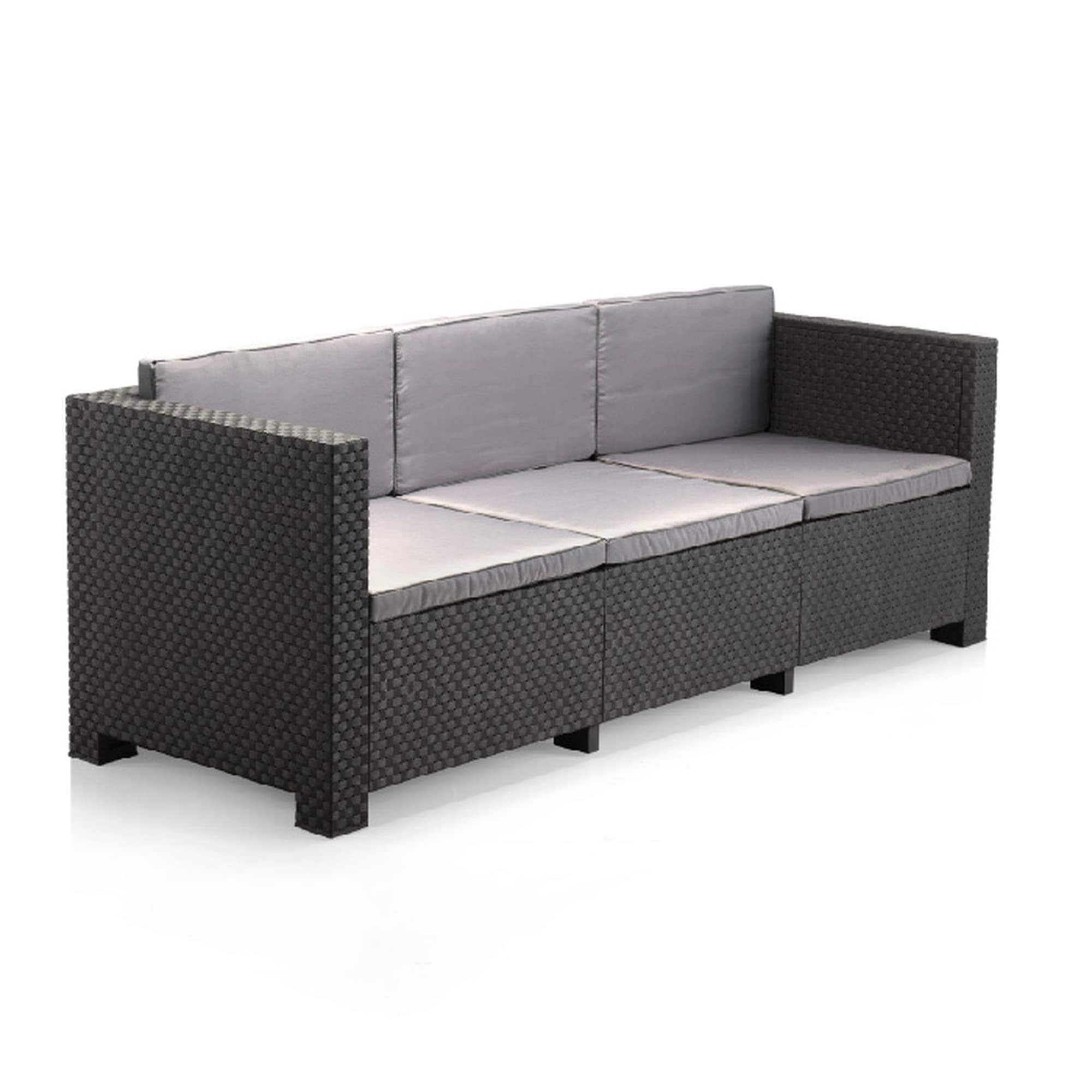 Shaf Manhattan Set Jardín Grafito, Materiales Reciclados, Fabricado España