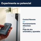 De'Longhi Pinguino PAC EX105+++ Aire Acondicionado Portátil 10.000 BTU/h - EcoRealFeel, A+++, Deshumidificador
