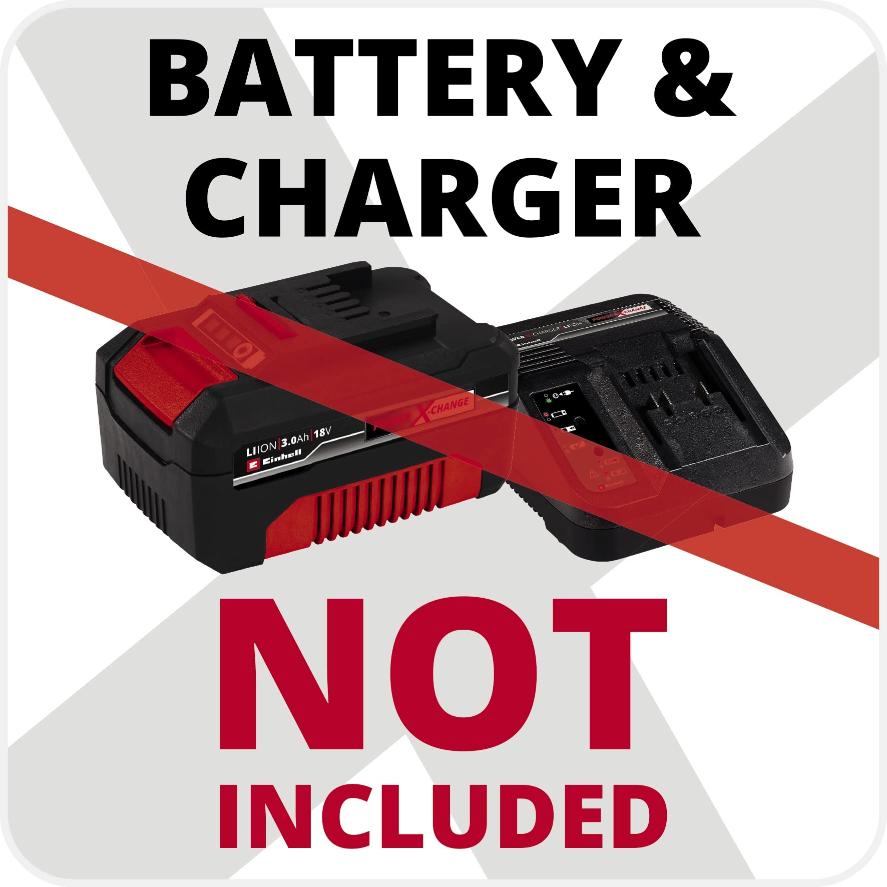 Einhell GE-CM 18/30 Li-Solo Cortacésped Batería 30cm 150m², Brushless, 25L