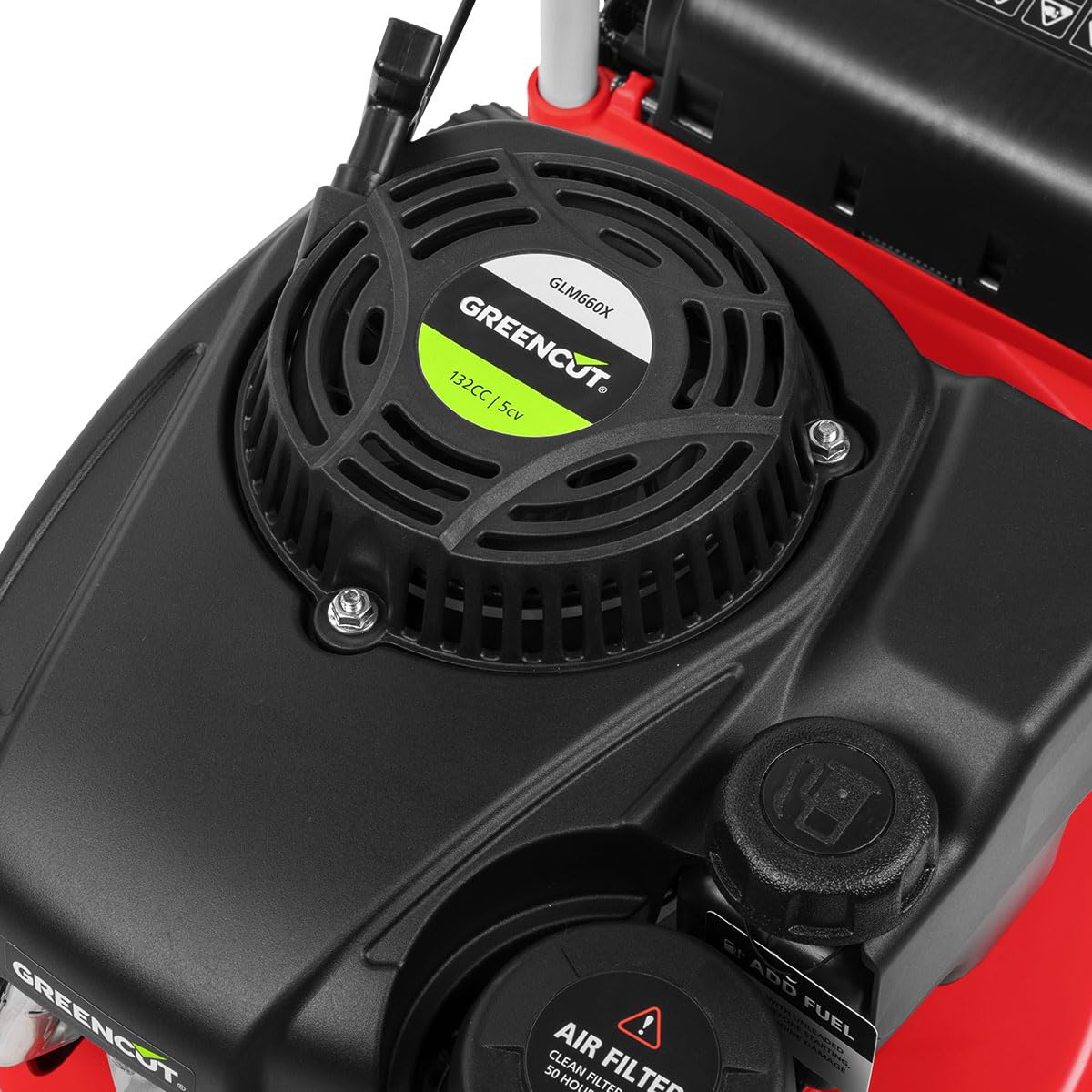 GREENCUT GLM660X Cortacésped Gasolina 39cm 300m², 4T, Recogedor