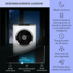 Klarstein Kraftwerk Smart 12K Aire Acondicionado Portátil 12000 BTU con App, Alexa y Temporizador