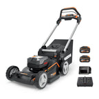 WORX WG749E Nitro Cortacésped 40V 46cm, Tracción, Mulching, 7 Alturas, 2 Baterías