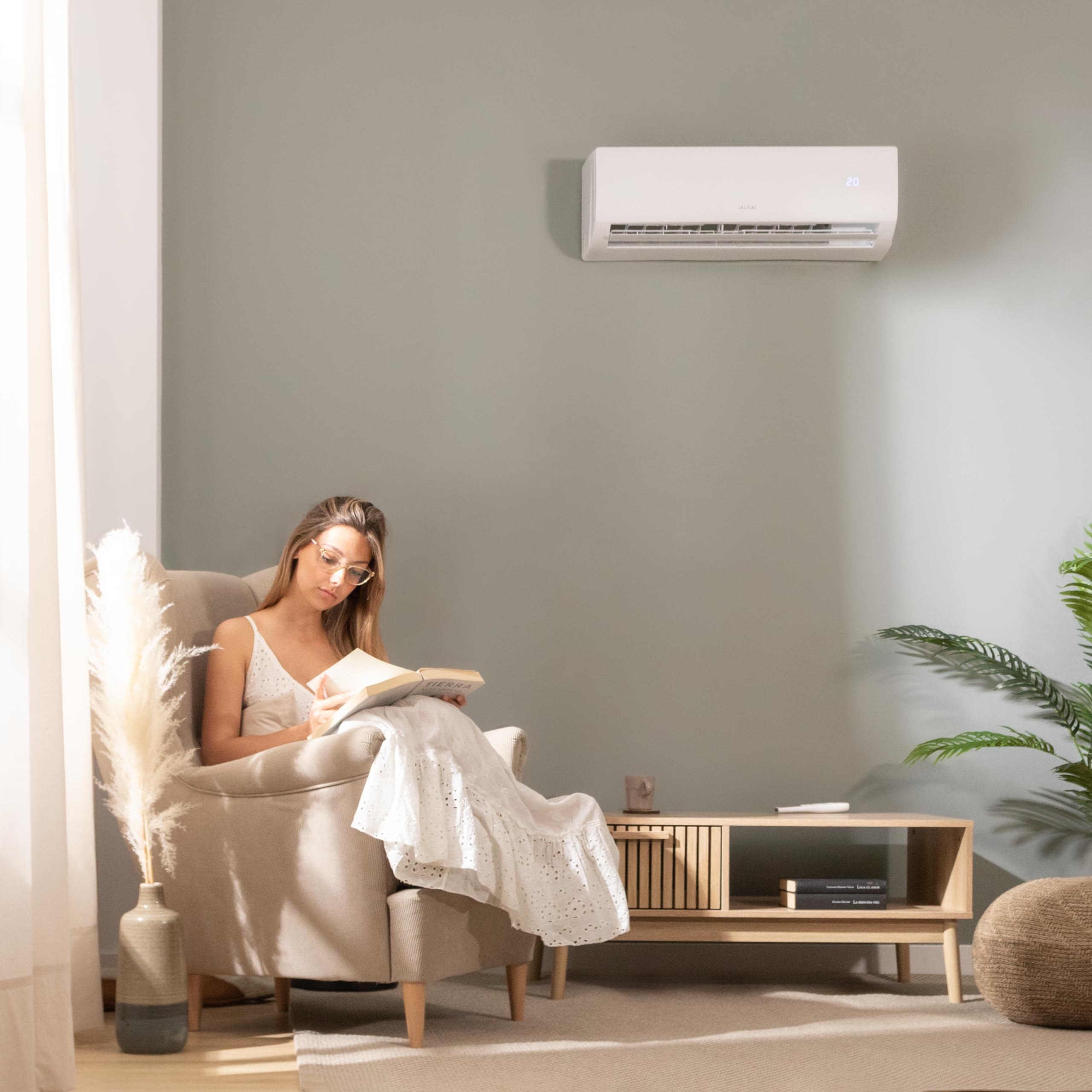 Cecotec AirClima 12000 Aire Acondicionado Split - SmartFresh, Inverter, Bomba Calor, WiFi, 22m²