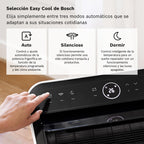 Bosch Cool 5000 Aire Acondicionado Portátil 3 en 1 3,5kW para Habitaciones hasta 35m², Modo Silencioso y Modo Sleep