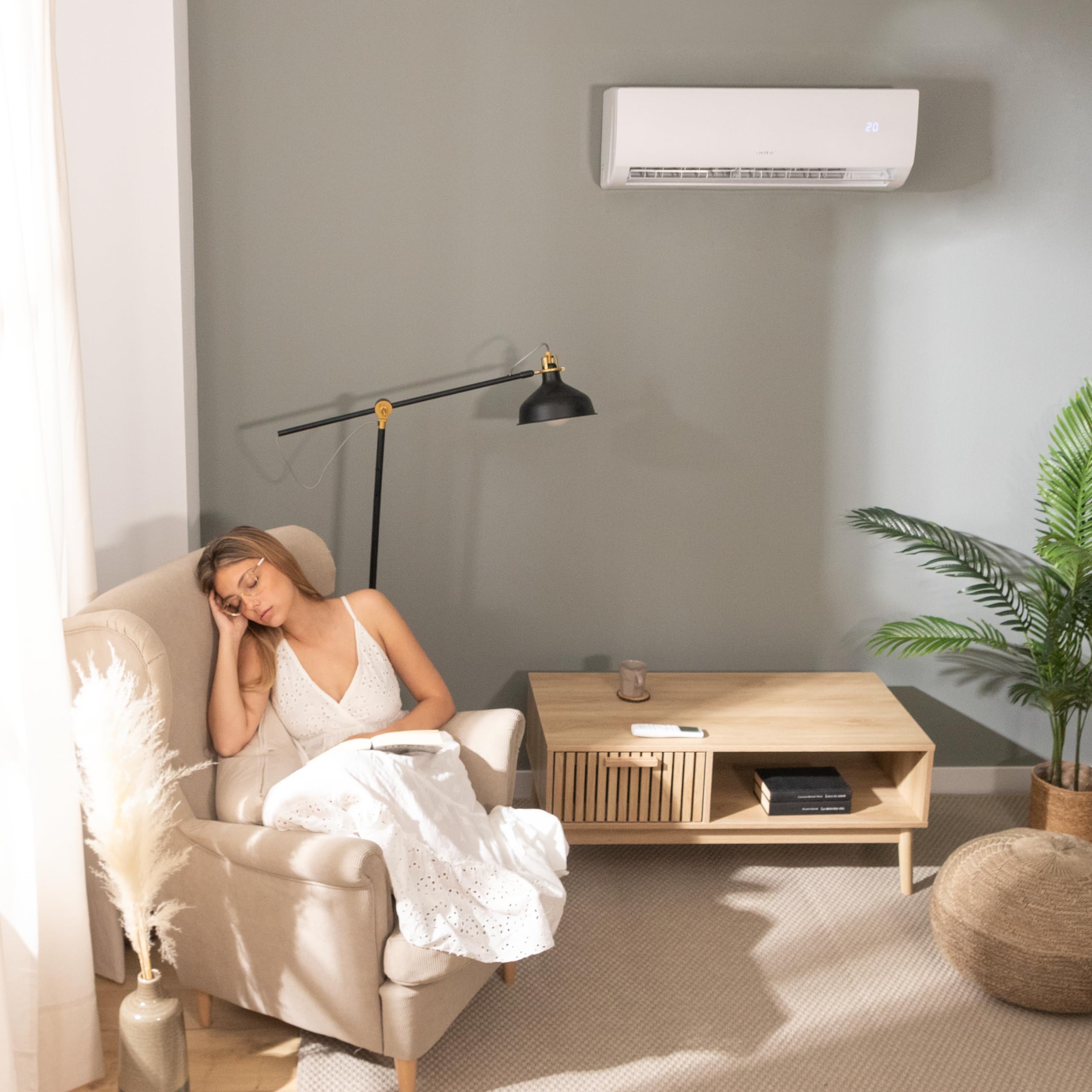 Cecotec AirClima 12000 Aire Acondicionado Split - SmartFresh, Inverter, Bomba Calor, WiFi, 22m²