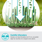 Gardena HandyMower 22/18V P4A Cortacésped Manual Batería 50m², Incl. Batería
