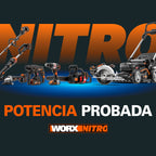 WORX WG749E Nitro Cortacésped 40V 46cm, Tracción, Mulching, 7 Alturas, 2 Baterías