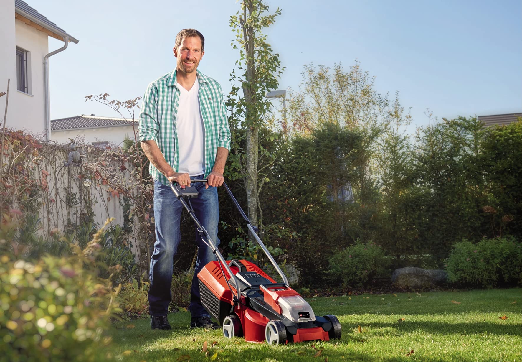 Einhell GE-CM 18/30 Li-Solo Cortacésped Batería 30cm 150m², Brushless, 25L