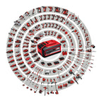 Einhell GE-CM 18/30 Li-Solo Cortacésped Batería 30cm 150m², Brushless, 25L