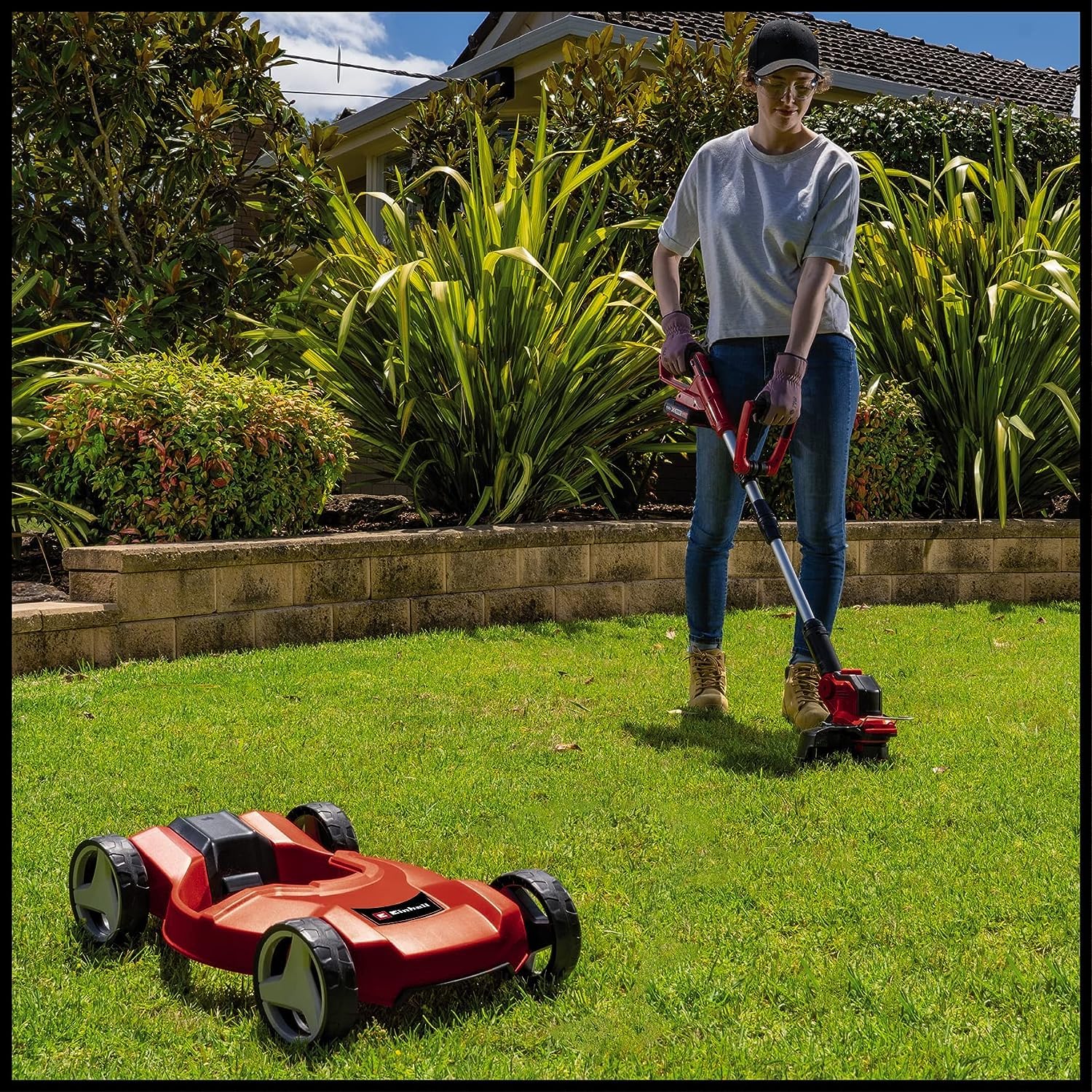 Einhell GE-CT 18/28 Li TC-Solo Recortadora Ruedas 28cm, Sin Batería