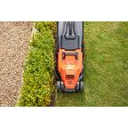 BLACK+DECKER BEMW471ES Cortacésped Eléctrico 1600W 38cm, 6 Alturas