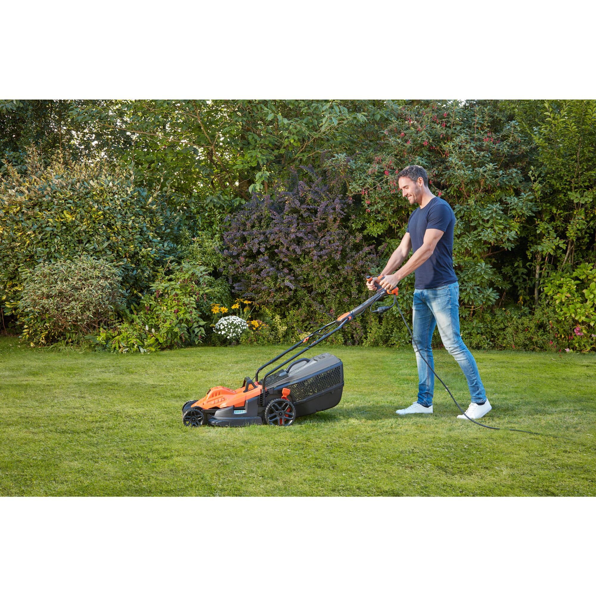BLACK+DECKER BEMW481ES Cortacesped Electrico 1800W 42cm