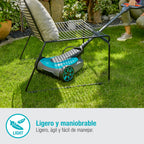 Gardena HandyMower 22/18V P4A Cortacésped Manual Batería 50m², Incl. Batería