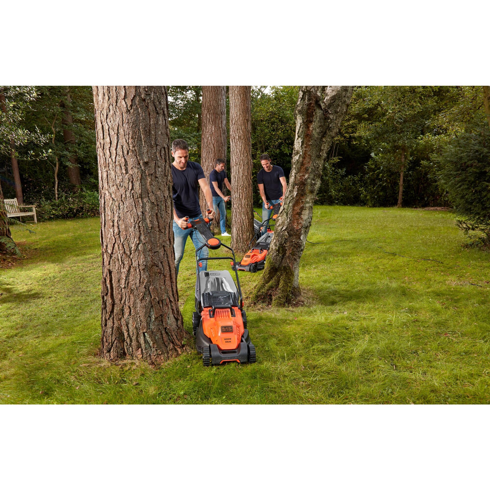 BLACK+DECKER BEMW481ES Cortacesped Electrico 1800W 42cm