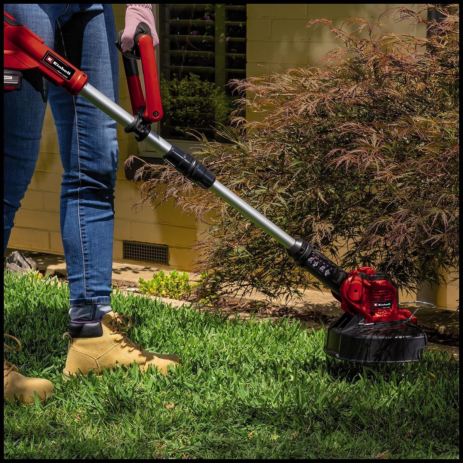 Einhell GE-CT 18/28 Li TC-Solo Recortadora Ruedas 28cm, Sin Batería