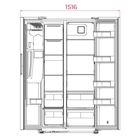 Frigorífico americano Side by Side TEKA RLF 74960 SS