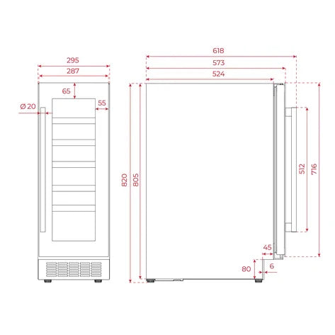 Vinoteca Sommelier  RVU 10020 GBK TEKA